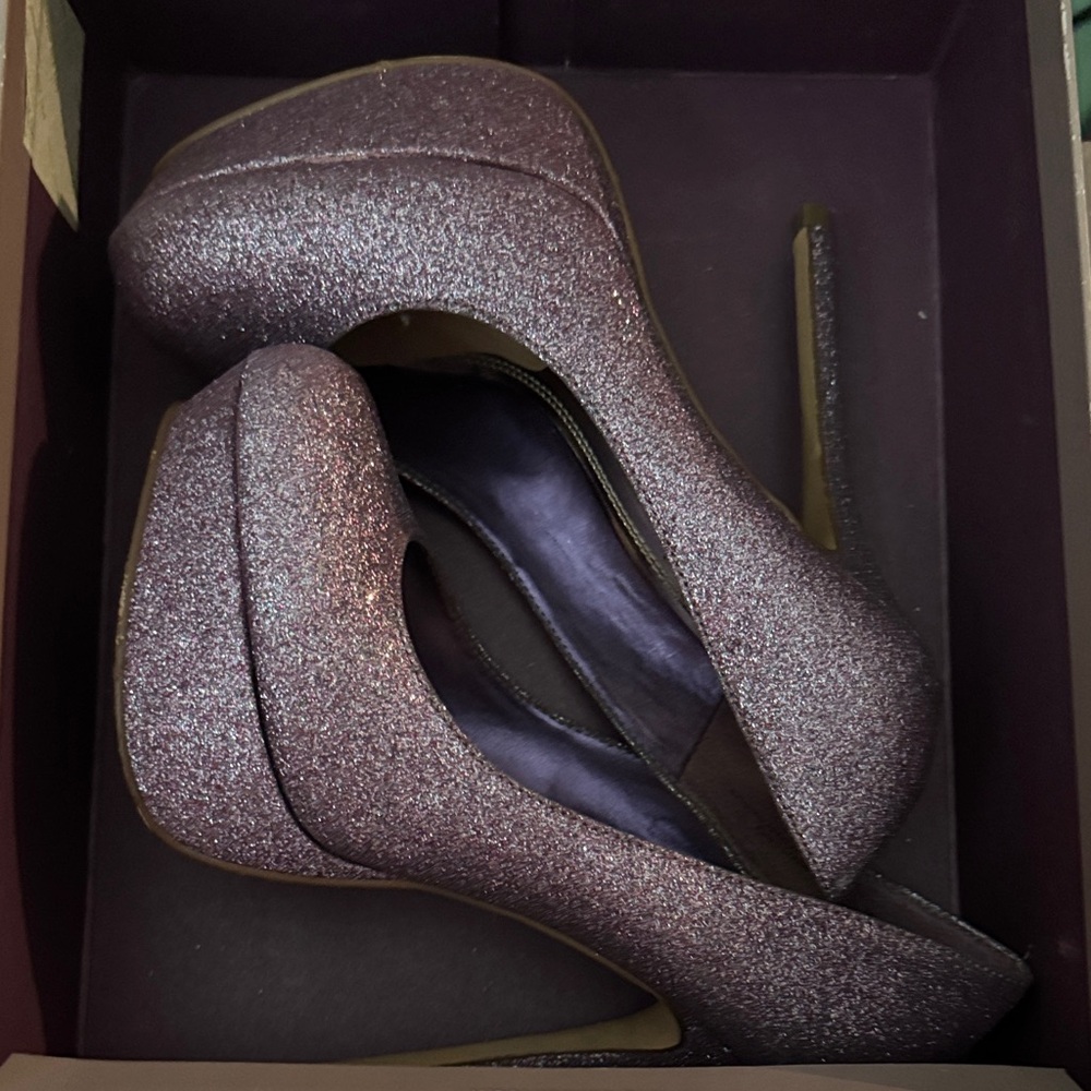 Bakers Sparkling Purple Women's Heels